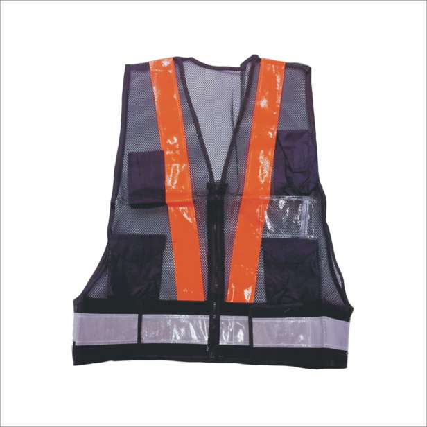 V型反光背心-多口袋/拉鍊SP-4-身體護具類-個   人   護   具