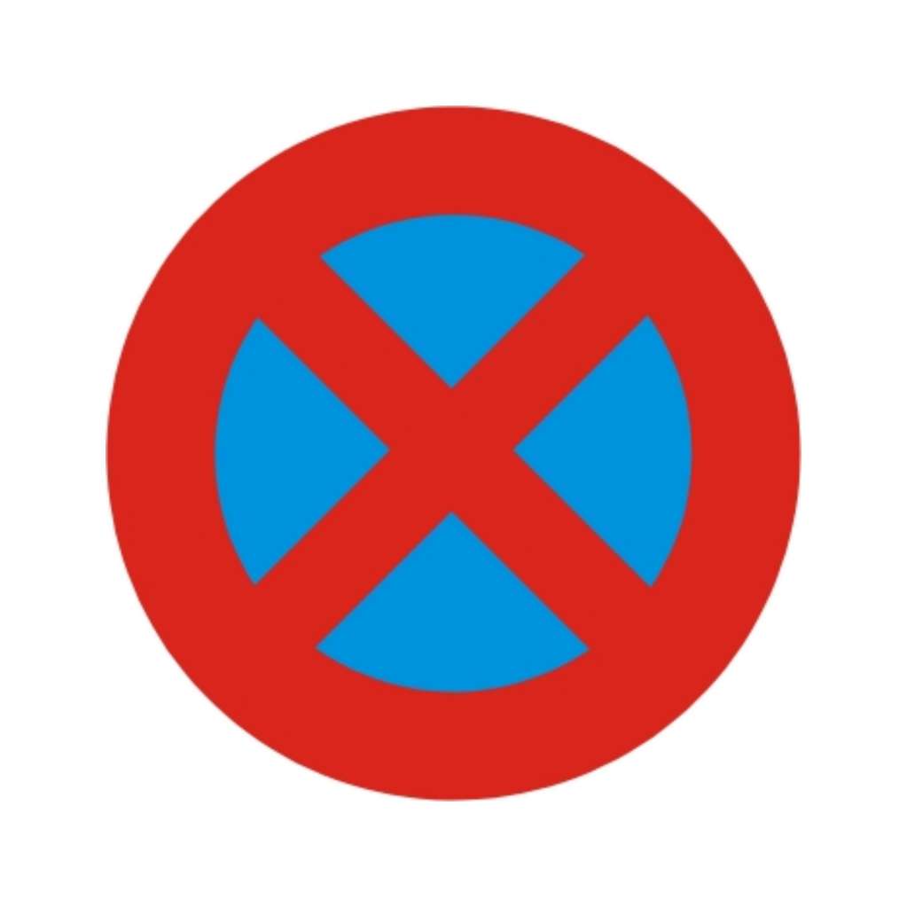 禁止臨時停車 (禁26)-禁制標誌牌類-標 誌 牌