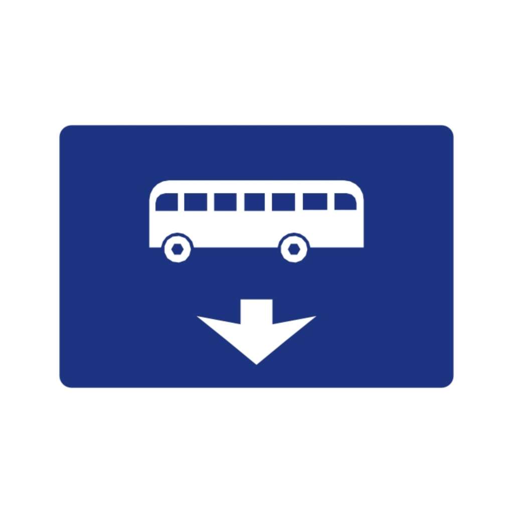  大客車專用 (遵28)-遵行標誌牌類-標 誌 牌
