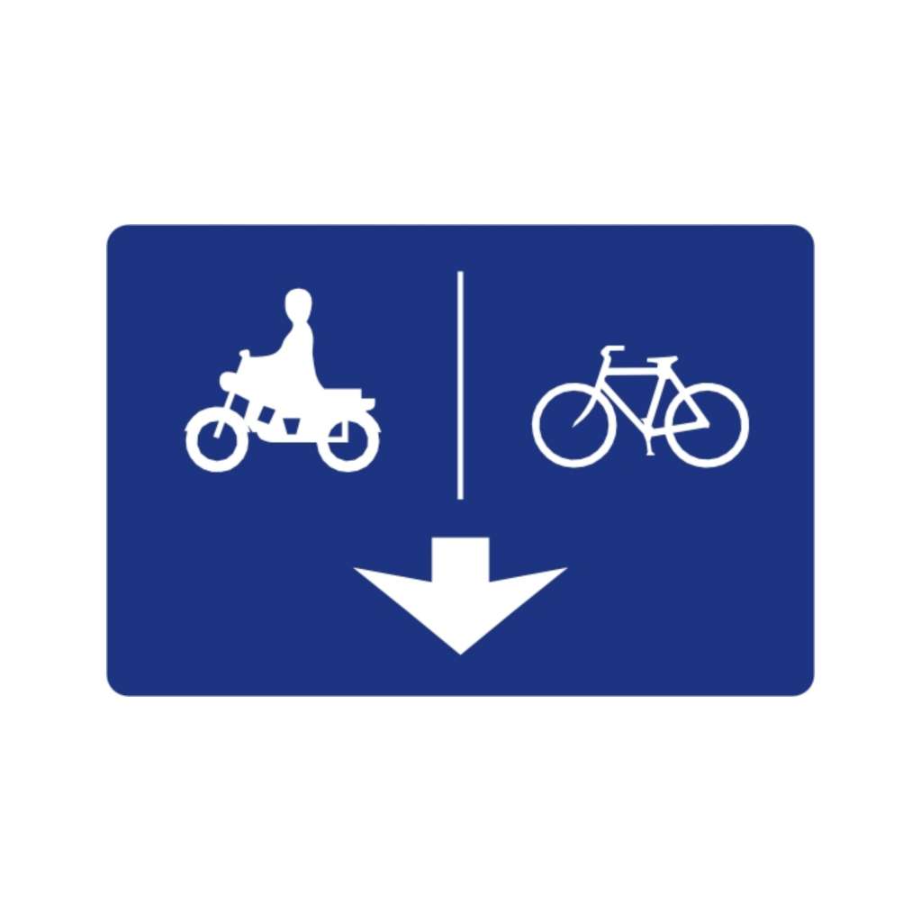  機車.腳踏車專用 (遵27)-遵行標誌牌類-標 誌 牌