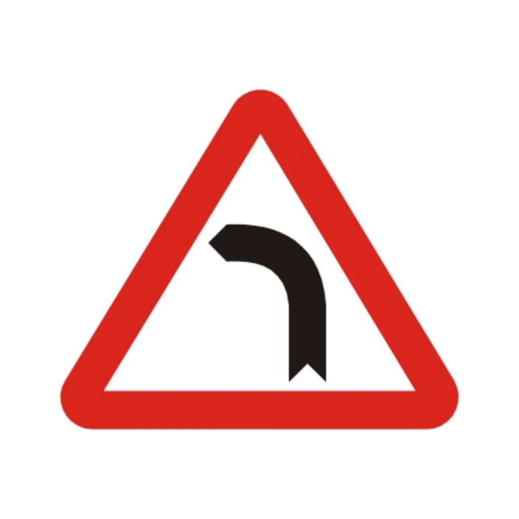  左彎 (警2)-警告標誌牌類-標 誌 牌