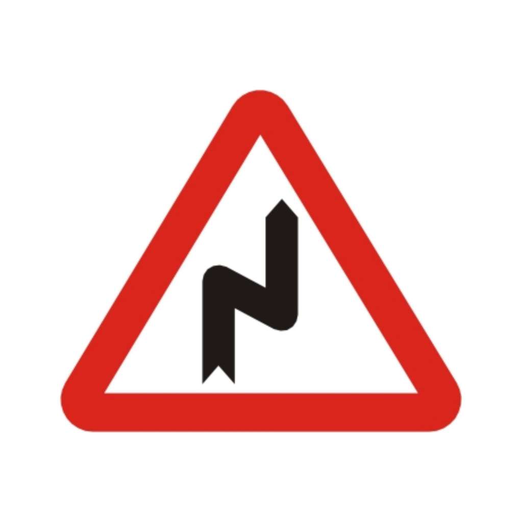  連續彎路 (警3)-警告標誌牌類-標 誌 牌