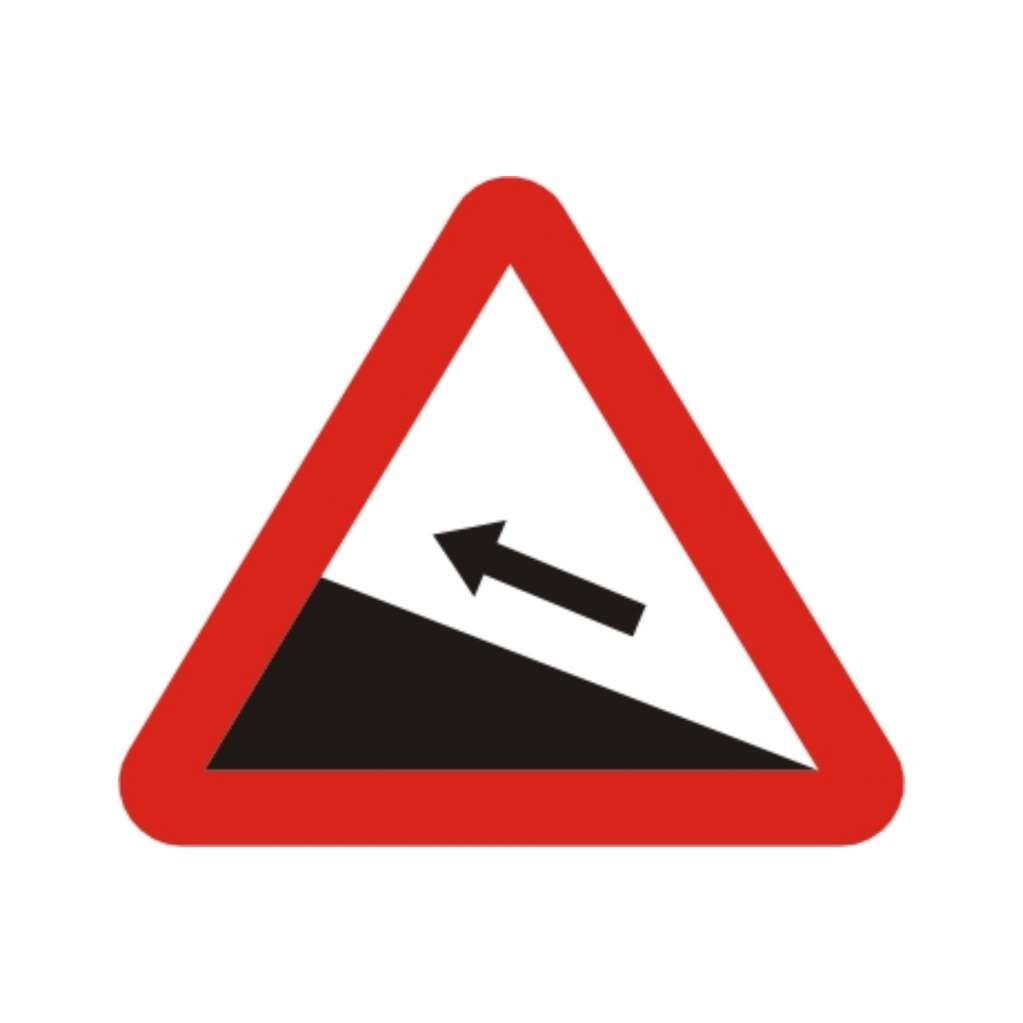  險升坡 (警5)-警告標誌牌類-標 誌 牌
