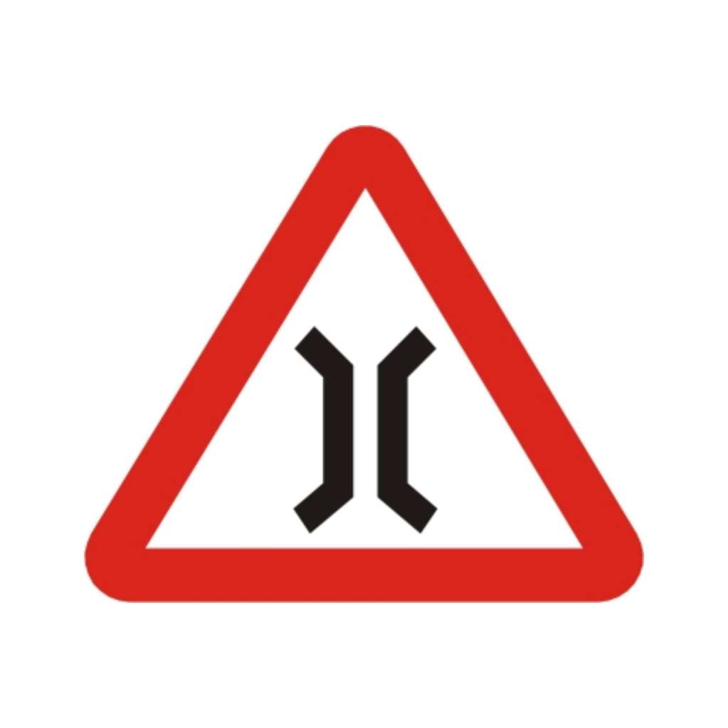  狹橋 (警10)-警告標誌牌類-標 誌 牌