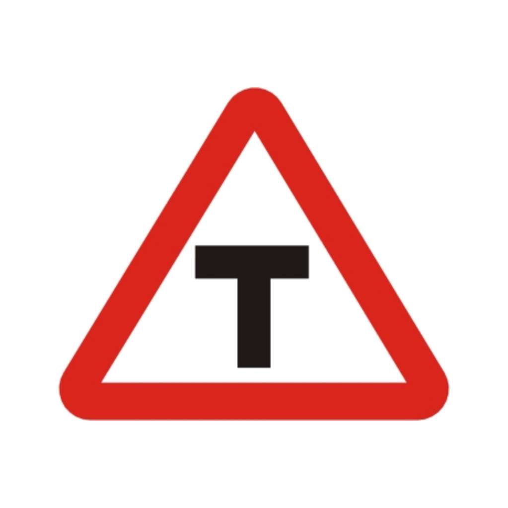  岔路 (警12)-警告標誌牌類-標 誌 牌
