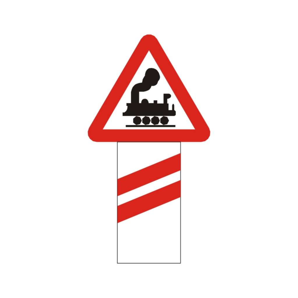  無柵門鐵道 (警28)-警告標誌牌類-標 誌 牌