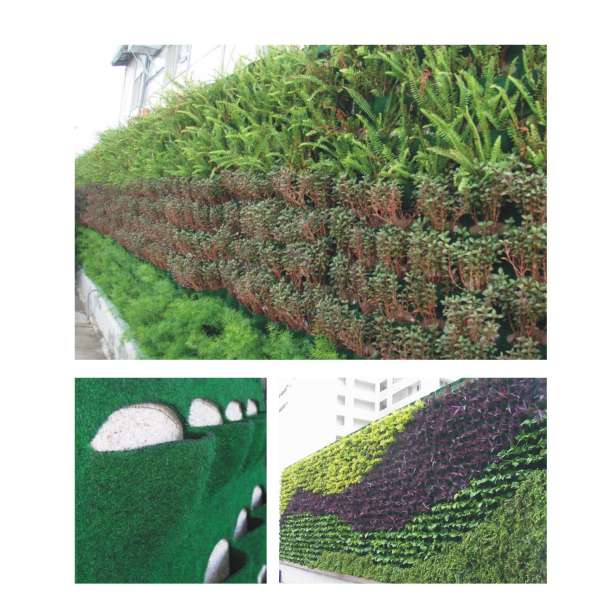 綠牆植栽毯-綠化圍籬類-安   全   圍   籬
